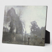 Der Teich in Ville d'Avray, 1868 (Öl auf Leinwand) Fotoplatte (Seite)