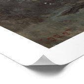 Der Teich in Ville d'Avray, 1868 (Öl auf Leinwand) Poster (Ecke)