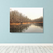 Der Teich Leinwanddruck (Insitu (Holzboden))
