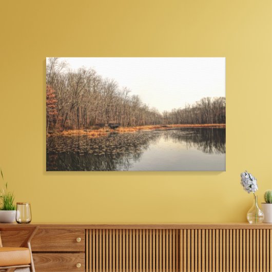 Der Teich Leinwanddruck (Insitu (Wohnzimmer))