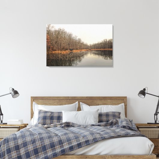 Der Teich Leinwanddruck (Insitu (Schlafzimmer))