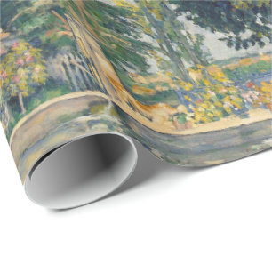 Der Teich von Paul Cezanne Wrapping Paper Geschenkpapier