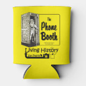 Der Telefonkabine-Bar-Untersetzer Dosenkühler (Vorderseite)