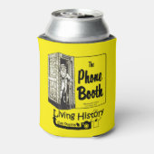 Der Telefonkabine-Bar-Untersetzer Dosenkühler (Kanne Rückseite)
