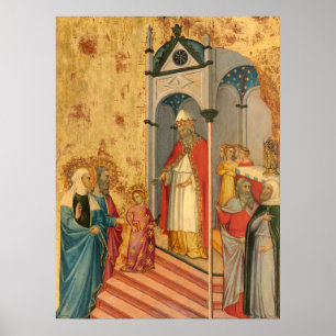 Der Tempel - Andrea di Bartolo Kunstposter Poster