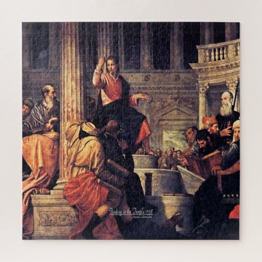 Der Tempel, der 1558 die Schrift gefunden hat Puzzle (Vertikal)