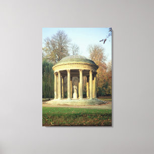 Der Tempel der Liebe in Parc du Petit Leinwanddruck