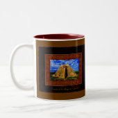 Der Tempel des Magician Maya-Geschenks Zweifarbige Tasse (Links)