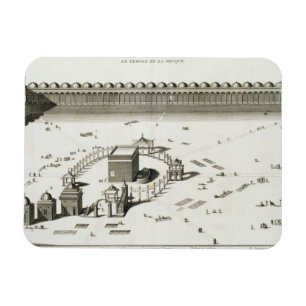 Der Tempel des Mekkas (Stich) Magnet