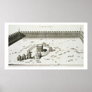 Der Tempel des Mekkas (Stich) Poster