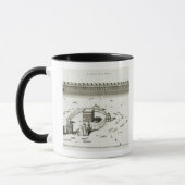 Der Tempel des Mekkas (Stich) Tasse (Links)