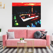 Der Tempel in der WIlderness Leinwanddruck (Insitu (Wohnzimmer))