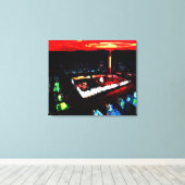 Der Tempel in der WIlderness Leinwanddruck (Insitu (Holzboden))