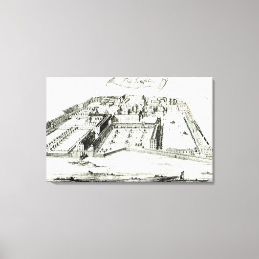 Der Tempel Leinwanddruck (Vorderseite)