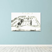 Der Tempel Leinwanddruck (Insitu (Holzboden))