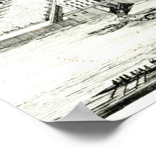 Der Tempel Poster (Ecke)