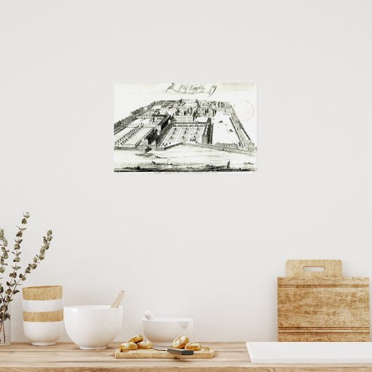 Der Tempel Poster (Küche)