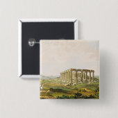 Der Tempel von Apollo Epicurius, überziehen 25 vom Button (Vorne & Hinten)