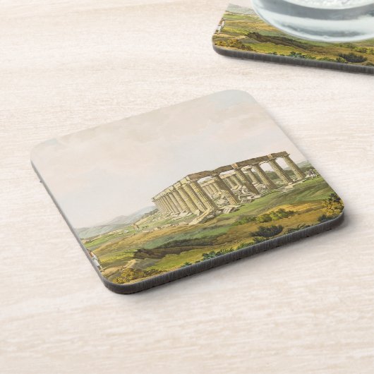 Der Tempel von Apollo Epicurius, überziehen 25 vom Getränkeuntersetzer (Linke Seite)