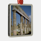 Der Tempel von Apollo Silbernes Ornament (Rechts)