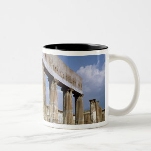Der Tempel von Apollo Zweifarbige Tasse