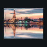 Der Tempel von Dawn Postkarte<br><div class="desc">Wat Arun Temple in Bangkok</div>