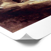 Der Tempel von Dendera von David Roberts Poster (Ecke)