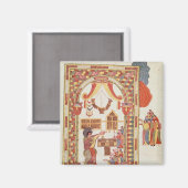 Der Tempel von Jerusalem aus der "Bibel" Magnet (Vorderseite/Rückseite)