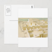 Der Tempel von Jerusalem Postkarte (Vorne/Hinten)
