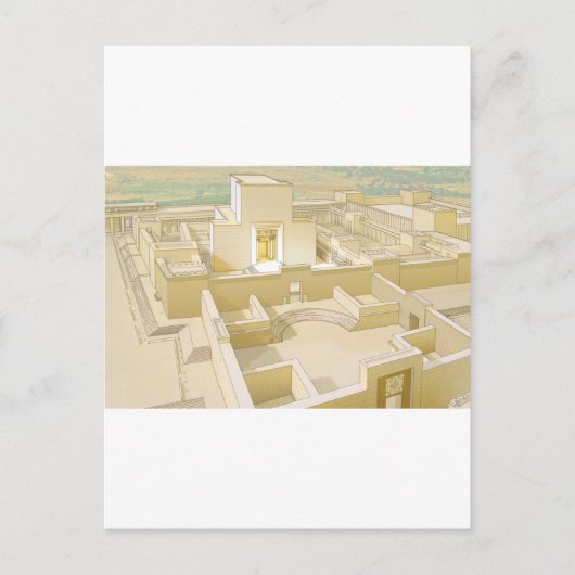 Der Tempel von Jerusalem Postkarte (Vorderseite)