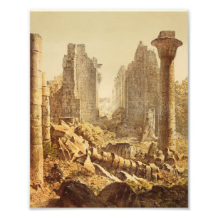 Der Tempel von Karnak in Ägypten Fotodruck