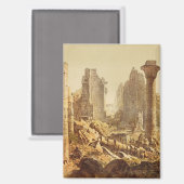 Der Tempel von Karnak in Ägypten Magnet (Vorderseite/Rückseite)
