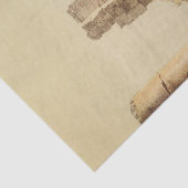 Der Tempel von Karnak in Ägypten Seidenpapier (Detail)