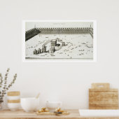 Der Tempel von Mekka (Gravieren) Poster (Küche)