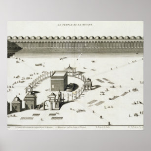 Der Tempel von Mekka (Gravieren) Poster