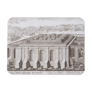 Der Tempel von Solomon, Jerusalem, aus "Entwurf ei Magnet