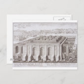 Der Tempel von Solomon, Jerusalem, aus "Entwurf ei Postkarte (Vorne/Hinten)