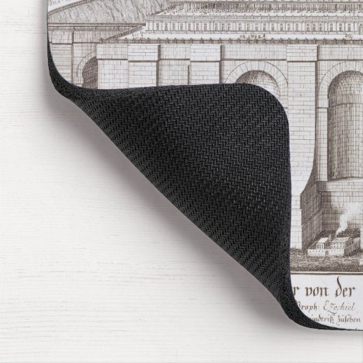 Der Tempel von Solomon, Jerusalem, von 'Entwurf Mousepad (Ecke)