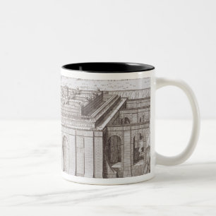 Der Tempel von Solomon, Jerusalem, von 'Entwurf Zweifarbige Tasse
