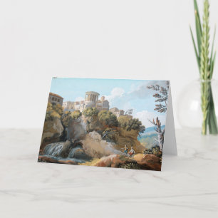 Der Tempel von Vesta   Giovanni Battista Busiri Karte