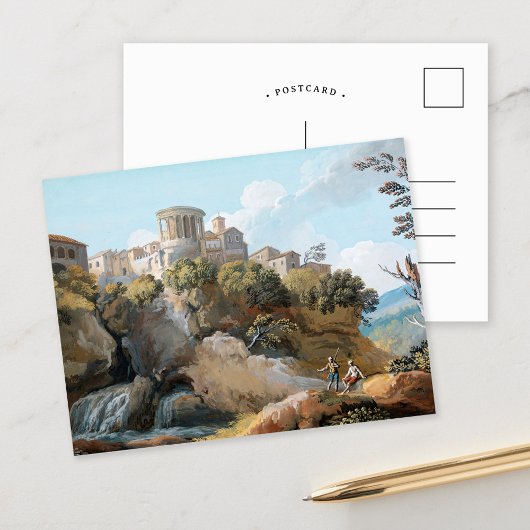 Der Tempel von Vesta | Giovanni Battista Busiri Postkarte
