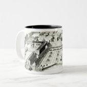 Der Tempel Zweifarbige Tasse (Vorderseite Links)