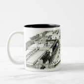 Der Tempel Zweifarbige Tasse (Links)