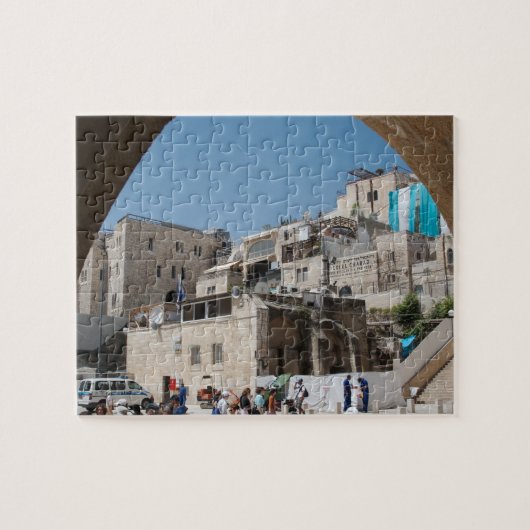 Der Tempelberg-Quadrat in Jerusalem Puzzle (Horizontal)