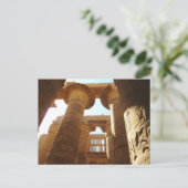 Der Tempelkomplex von Karnak in Thebes, Ägypten Postkarte (Stehend Vorderseite)