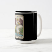 Der Temperance-Tarot Zweifarbige Tasse (VorderseiteRechts)
