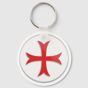 Der Templar des Ritters Quersymbol Schlüsselanhänger