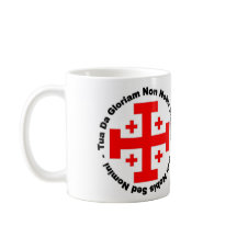 "Der Templar des Ritters" Tasse