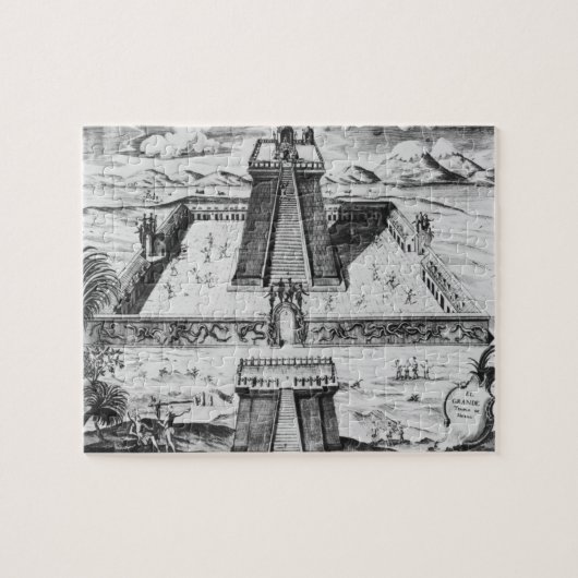 Der Templo Bürgermeister bei Tenochtitlan Puzzle (Horizontal)
