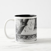 Der Templo Bürgermeister bei Tenochtitlan Zweifarbige Tasse (Links)